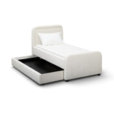 Briella Performance Velvet Trundle Bed in Twin
