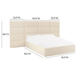 Eliana Performance Velvet Headboard Wings