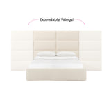 Eliana Cream Performance Boucle Bed
