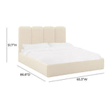 Palani Performance Velvet Bed