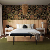 Palani Performance Velvet Bed with Wings