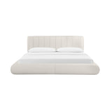 Karol Cream Performance Vegan Leather Bed