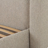 Babette Tan Contract-Grade Boucle Bed