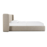 Babette Tan Contract-Grade Boucle Bed