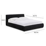 Isla Textured Performance Velvet Bed
