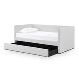Alice Linen Twin Trundle Bed