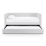 Alice Linen Twin Trundle Bed