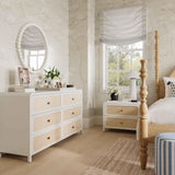 Patty 28" Rattan 2 Drawer Nightstand