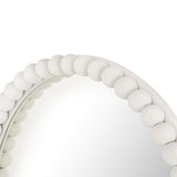 Baria 30" Wooden Round Wall Mirror