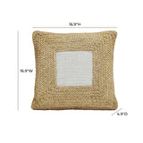 Blank Mind 17" Square Throw Pillow