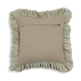 Alessia 20.5" Distressed Velvet Square Throw Pillow