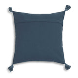 Blossom 20" Printed Cotton Tassel Throw Pillow Cover