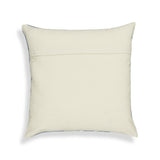 Indigo Triangles 20" Cotton Square Throw Pillow Cover
