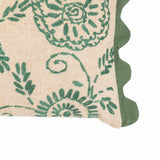 Portia 20"X12" Embroidered Cotton Flex Throw Pillow Cover