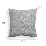 Poh 16" Boucle Square Throw Pillow