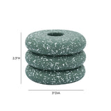 Gabby Speckled Stacked Candleholder