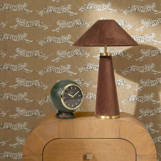 Draper Dark Green Contract-Grade Standing Accent Clock
