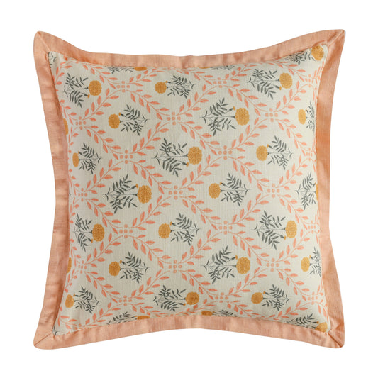 Dolce 20" Blush Pink Natural Cotton Throw Pillow
