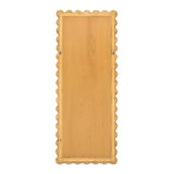 Bama 29.1"X75" Long Natural Rattan Wall Mirror