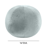 Boba Velvet Ball Throw Pillow (9"-14")