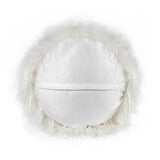 New Zealand 16" Sheepskin Round Throw Pillow