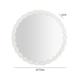 Agnes 31.7" Round Wall Mirror
