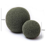 Boba Long Mohair Ball Throw Pillow (9"-14")
