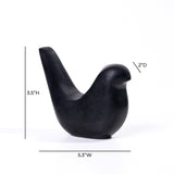 Black Marble Bird Statue