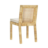 Amara Cream Contract-Grade Linen Dining Chair