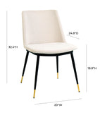 Evora Performance Velvet Dining Chair - Set of 2