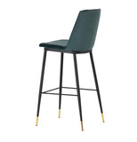 Evora Velvet Counter Stool - Set of 2