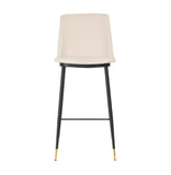 Evora Velvet Counter Stool - Set of 2