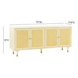 Sierra 72" Cane Sideboard