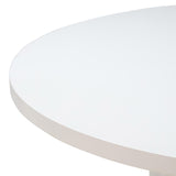 Kali 55" White Round Dining Table