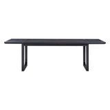 Shiloh 102" Black Ash Rectangular Dining Table