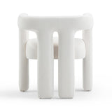 Sloane Bone White Upcycled Performance Fabric Accent Chair