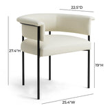 Taylor Performance Vegan Leather Dining Chair