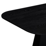 Brocha 106" Ash Wood Rectangular Dining Table