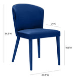 Metropolitan Velvet Dining Chair