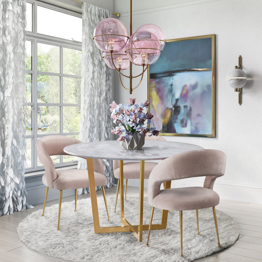 Rocco Performance Velvet Dining Chair