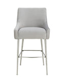 Beatrix Pleated Performance Velvet Stool