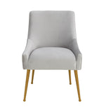 Beatrix Pleated Performance Velvet Dining Chair