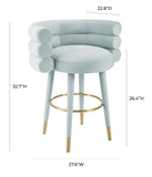 Betty Performance Velvet Stool