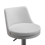 Reagan Performance Vegan Leather Adjustable Stool