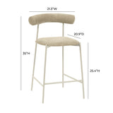 Liliana Performance Velvet Stool