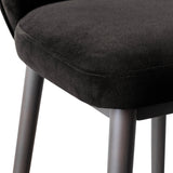 Hailey Performance Velvet Stool