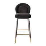 Hailey Performance Velvet Stool