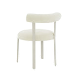 Margaret Performance Chenille Bolster Back Dining Chair