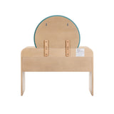 Moonrise 48 Natural Ash 2-Drawer Vanity Desk with Mirror