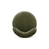 Amaya Green Upcycled Contract-Grade Chenille Swivel Desk Chair